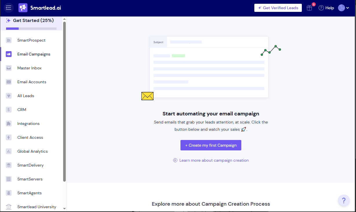 Smartlead Dashboard